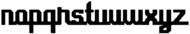 Glorytime otf (400) Font LOWERCASE