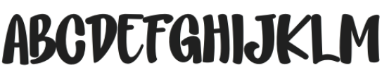 Glosh Spicxo Regular otf (400) Font LOWERCASE