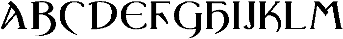 Glosso BoldOS otf (700) Font UPPERCASE