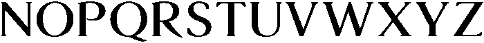 Glosso Initials otf (400) Font UPPERCASE