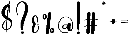 Glossy Regular otf (400) Font OTHER CHARS