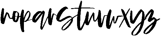 Glossy Regular otf (400) Font LOWERCASE
