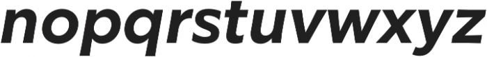 Glot Medium Italic otf (500) Font LOWERCASE