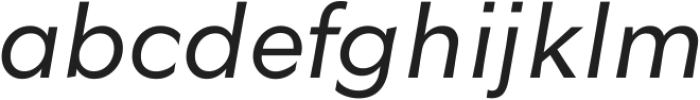 Glot VF Italic ttf (400) Font LOWERCASE