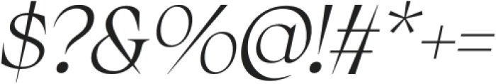 Gloudy Italic otf (400) Font OTHER CHARS