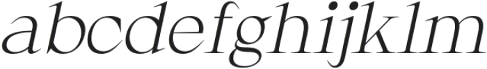 Gloudy Italic otf (400) Font LOWERCASE