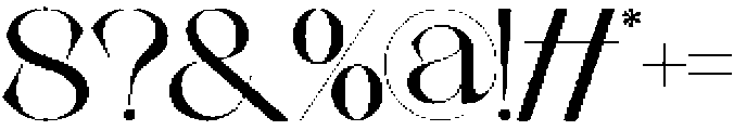 Glovar Regular otf (400) Font OTHER CHARS