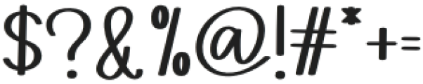 Glow Partner Regular otf (400) Font OTHER CHARS