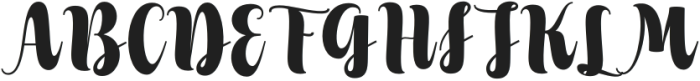 Glow-Regular otf (400) Font UPPERCASE