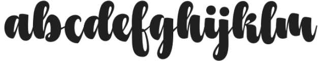 Glow-Regular otf (400) Font LOWERCASE