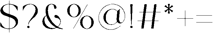 Glower Regular otf (400) Font OTHER CHARS