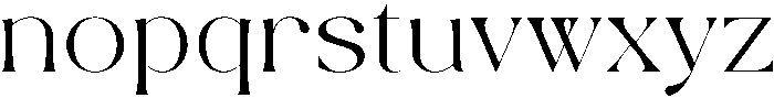 Glower Regular otf (400) Font LOWERCASE