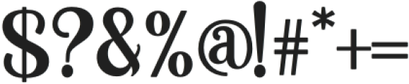 Glower-Regular otf (400) Font OTHER CHARS