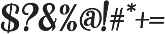 GlowerItalic-Regular otf (400) Font OTHER CHARS