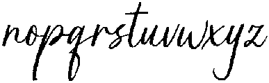 Glowgates otf (400) Font LOWERCASE