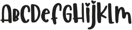 Glowie-Regular otf (400) Font UPPERCASE