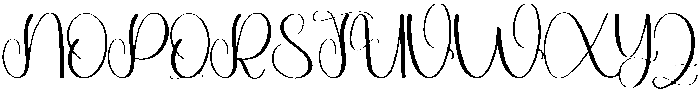 Glowing Regular otf (400) Font UPPERCASE