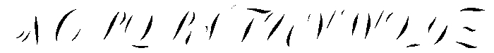 Glowing Romance Regular otf (400) Font UPPERCASE