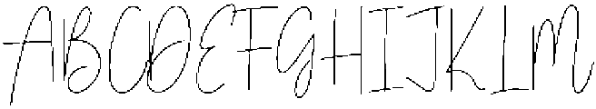 Glowing Wonderful Regular otf (400) Font UPPERCASE