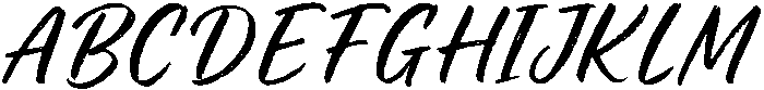 Glowing otf (400) Font UPPERCASE