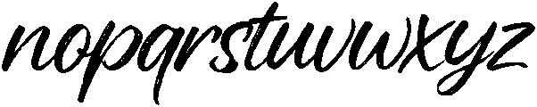 Glowing otf (400) Font LOWERCASE