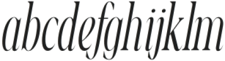 Glowins Italic otf (400) Font LOWERCASE