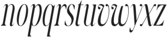 Glowins Italic otf (400) Font LOWERCASE