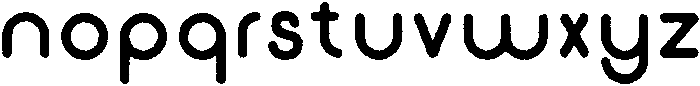 Gluck Bold Rough otf (700) Font LOWERCASE