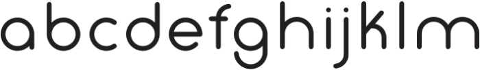 Gluck-Regular otf (400) Font LOWERCASE