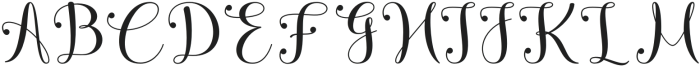 Glucola Sakura Regular otf (400) Font UPPERCASE