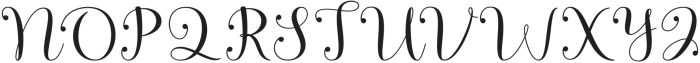 Glucola Sakura Regular otf (400) Font UPPERCASE