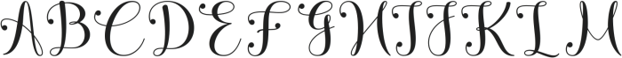 Glucola Sakura Regular ttf (400) Font UPPERCASE