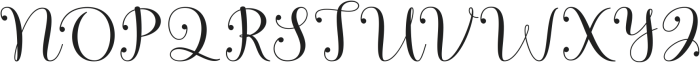 Glucola Sakura Regular ttf (400) Font UPPERCASE