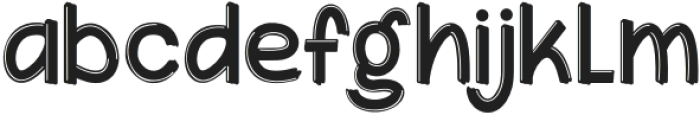 Gluez Five otf (400) Font LOWERCASE