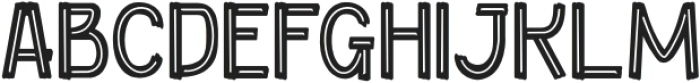 Gluez Four otf (400) Font UPPERCASE