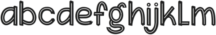 Gluez Four otf (400) Font LOWERCASE