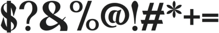 Glutern Serif otf (400) Font OTHER CHARS