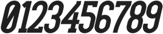 Gluttoner Slab ExtraBold Italic otf (700) Font OTHER CHARS