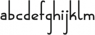 Glyphic-Regular otf (400) Font LOWERCASE