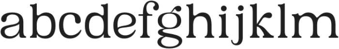 Glypster Extralight otf (200) Font LOWERCASE