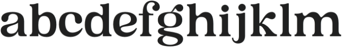 Glypster Regular otf (400) Font LOWERCASE