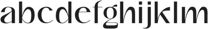 Glysa otf (400) Font LOWERCASE