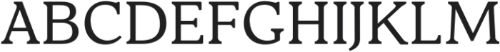 Glyseric Regular otf (400) Font UPPERCASE