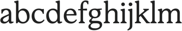 Glyseric Regular otf (400) Font LOWERCASE