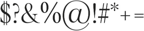 glamour luxury otf (400) Font OTHER CHARS