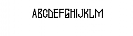 GL Firstblood Font UPPERCASE