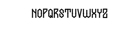 GL Firstblood Font UPPERCASE