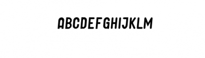 GLIFORD-Italic.otf Font LOWERCASE