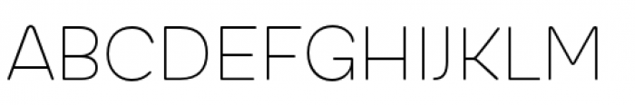 Globa Thin Font UPPERCASE