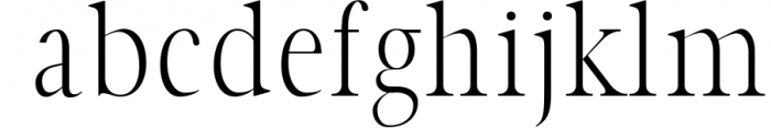 Glamour Luxury Serif Font Family 1 Font LOWERCASE